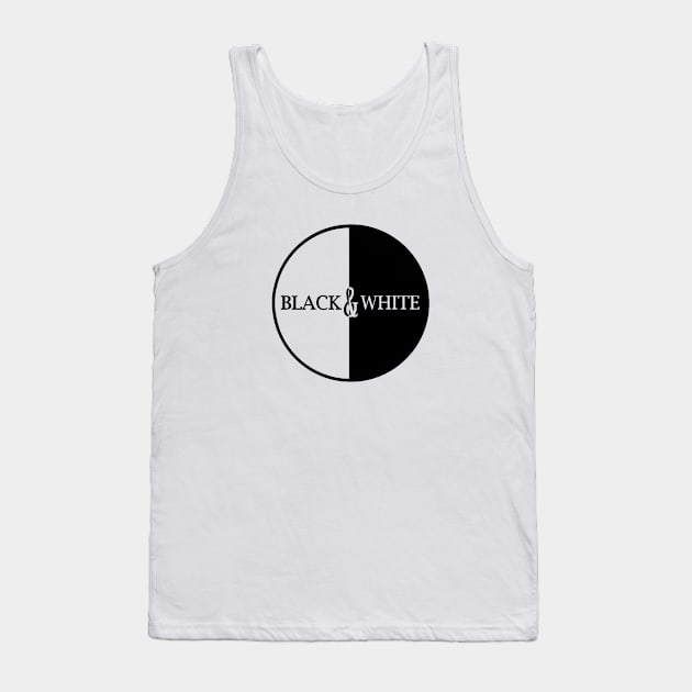 Black and White Tank Top by Jonthebon